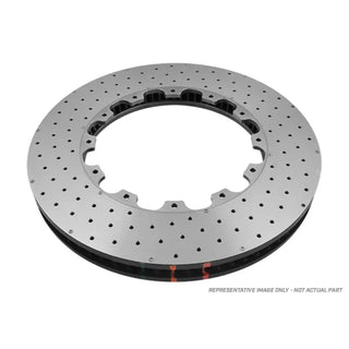 DBA 5000 XD Cross Drilled & Dimpled Front Rotor (FRONT): Jeep Grand Cherokee (05-21)