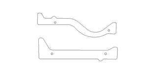 Cometic Gasket Fiber Intake End Seals Kit (F&R): Fits most Chrysler Magnum V8