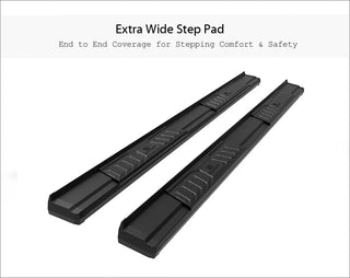 APS S Series Running Boards (Black, Pair): Jeep Gladiator 2020 - 2025