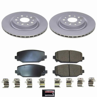 PowerStop Z17 Geomet Coated Ceramic Brake Kit (REAR): Jeep Grand Cherokee 2022-2026
