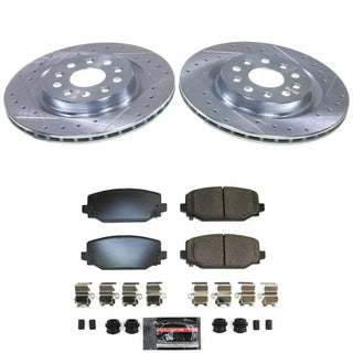 PowerStop Z23 Evolution Carbon-Fiber Ceramic Brake Kit (REAR): Jeep Grand Cherokee (22-26)
