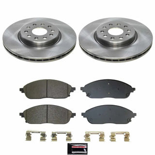PowerStop Z17 Evolution Plus Ceramic Brake Kit (FRONT): Jeep Grand Cherokee (2022-2026) w/ Hardware