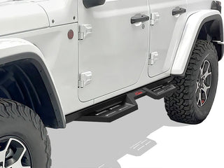 APS Side Armor DS Nerf Bars (Pair): Jeep Wrangler JL 4-Door 2018 - 2025