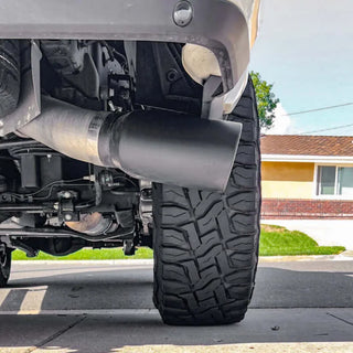 Banks Power Monster Exhaust System Black Tip (REAR): Fits RAM 2500/3500 2019-2026 6.7L Cummins Crew Cab Short Bed