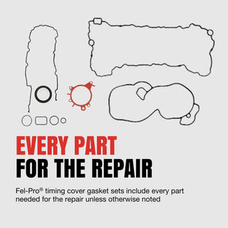 Fel-Pro Engine Oil Cooler Adapter Seal Set: Fits Jeep / Dodge / Chrysler / Ram (07-26)