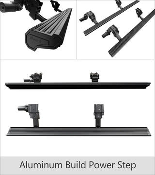 APS W Series Electric Running Boards (Pair): Jeep Wrangler JK 4-Door 2012 - 2018