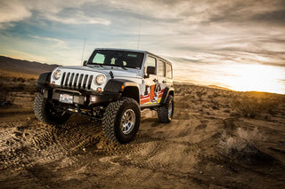 FOX Perf Series 2.0 Smooth Body Reservoir Rear Shock (REAR): Jeep Wrangler JK 2007-2018 w/ 1.5-3.5" Lift