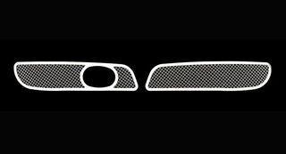 APS Polished SS Fog Light Grilles (V1) (FRONT): Chrysler 300 (11-14) w/ Adaptive Cruise