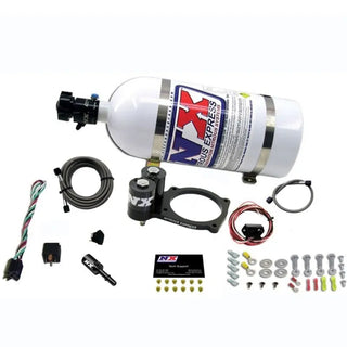 Nitrous Express Plate Nitrous System Spraybarless w/ 10lb Bottle: Dodge Demon / Challenger / Charger 2015-2023 6.2L HEMI