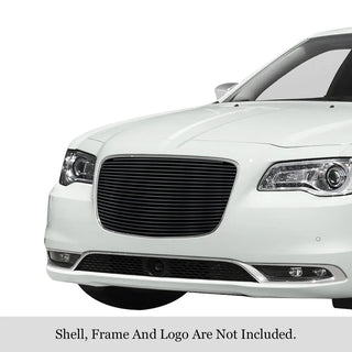 APS Black Stainless Upper Billet Grille: Chrysler 300 2015 - 2024