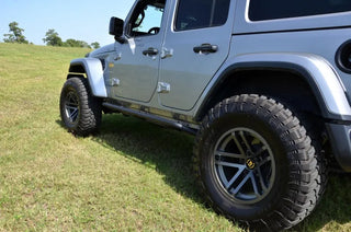 N-Fab TrailSlider Step System Textured Black (SIDE): Jeep Wrangler Unlimited JL 2018-2026
