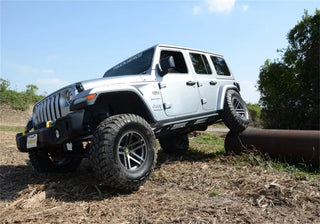 N-Fab TrailSlider Step System Textured Black (SIDE): Jeep Wrangler Unlimited JL 2018-2026