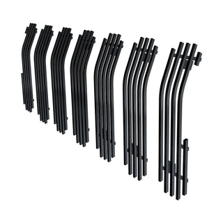 APS Black Stainless Upper Billet Grille: Jeep Wrangler JL 2018 - 2025