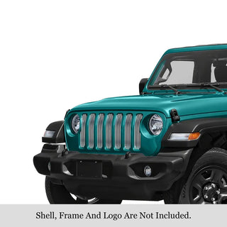 APS Polished Stainless Upper Billet Grille: Jeep Gladiator 2020 - 2025