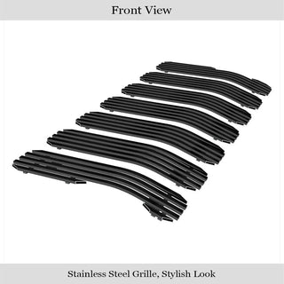 APS Black Stainless Upper Billet Grille: Jeep Gladiator 2020 - 2025