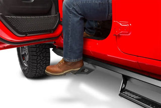 N-Fab Predator Pro Nerf Steps Textured Black (F&R): Jeep Gladiator JT 2020-2025