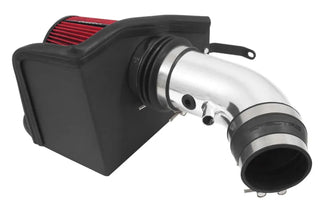 Spectre Polished Air Intake Kit w/Red Filter (F&R): Jeep Grand Cherokee SRT8 2012-2021 / Dodge Durango 2018-2022 6.4L