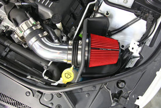 Spectre Polished Air Intake Kit w/Red Filter (F&R): Jeep Grand Cherokee SRT8 2012-2021 / Dodge Durango 2018-2022 6.4L