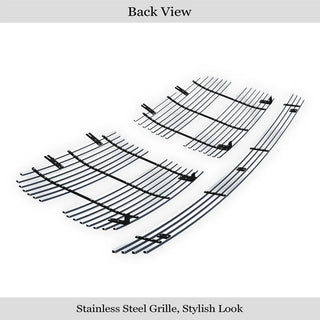 APS Polished Stainless Billet Grilles (Upper & Lower): Dodge Ram 2002 - 2005 (GR04HGI99S)
