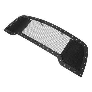 APS Black Stainless Upper Rivet Grille Rebel: Ram 1500 2015 - 2018