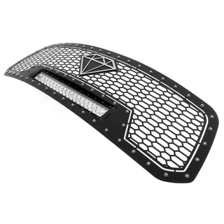 APS Stainless Upper Sheet Grille w/ LED's: Ram 1500 2013 - 2017
