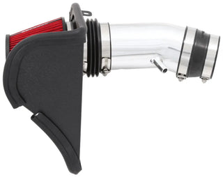 Spectre Polished F/I Air Intake Kit w/Red Filter (FRONT): Fits Dodge/Chrysler 2011-2023 6.4L