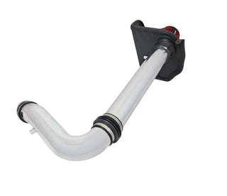 Spectre Polished Air Intake Kit w/Red Filter (FRONT): Fits Chrysler/Dodge 2011-2023 3.6L