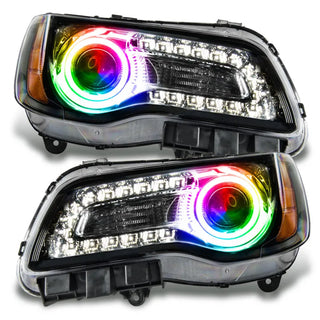 ORACLE Lighting Pre-Assembled SMD Halo Headlights (FRONT): Chrysler 300 (11-14) - Black
