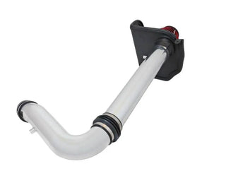 Spectre Polished Air Intake Kit w/Red Filter (FRONT): Fits Chrysler/Dodge 2011-2023 3.6L
