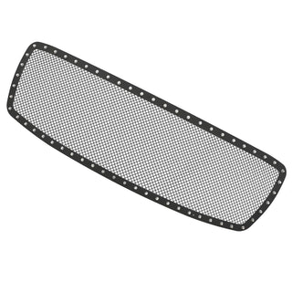 APS Black Stainless Upper Rivet Grille: Dodge Ram 2002 - 2005