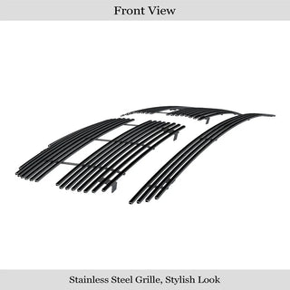 APS Black Stainless Billet Grilles (Upper & Lower): Dodge Ram 2002 - 2005