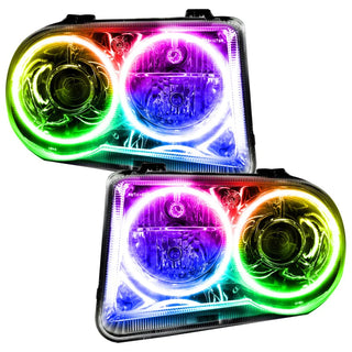 Oracle ColorSHIFT SMD Halo Headlights w/o Controller: Fits Most Chrysler 300 Models (2005-2024)