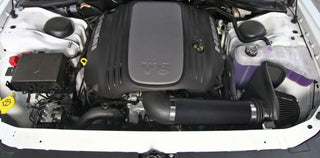 Spectre Black Air Intake Kit w/Black Filter (F&R): Chrysler 300 / Dodge Challenger / Charger 5.7L 2011-2023