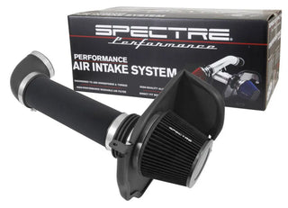 Spectre Black Air Intake Kit w/Black Filter (F&R): Chrysler 300 / Dodge Challenger / Charger 5.7L 2011-2023
