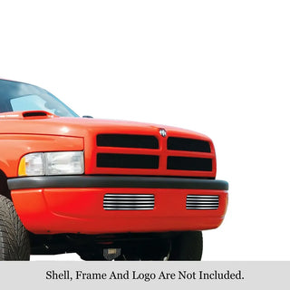 APS Polished Stainless Lower Billet Grille: Dodge Ram 1994 - 2001