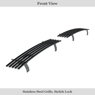 APS Black Stainless Lower Billet Grille: Dodge Ram 1994 - 2001