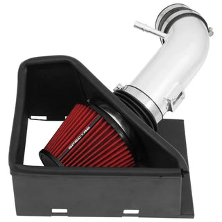 Spectre Polished Air Intake Kit w/Red Filter (F&R): Ram 2500 / 3500 6.4L 2014-2018