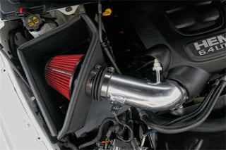 Spectre Polished Air Intake Kit w/Red Filter (F&R): Ram 2500 / 3500 6.4L 2014-2018