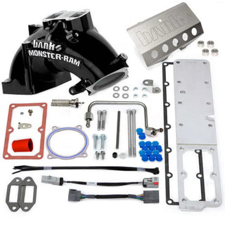Banks Power Monster-Ram Intake System 3-3/8in Inlet (F&R): RAM 2500/3500 2019-2026 6.7L Cummins Black