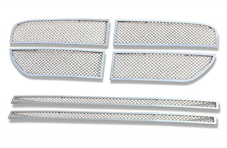 APS Polished Stainless Mesh Grilles (Upper & Lower, 1.8mm): Dodge Magnum 2005 - 2007