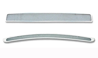 APS Polished Stainless Mesh Grilles (Upper & Lower): Dodge Challenger 2009 - 2010