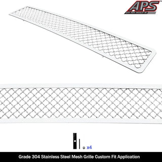 APS Polished Stainless Lower Mesh Grille (w/OUT Sensor): Ram 2500 2019 - 2024