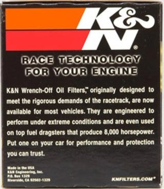 K&N Oil Filter (F&R): Fits Chrysler / Dodge / Jeep / RAM 2008-24 w/ 5.7-6.4L HEMI