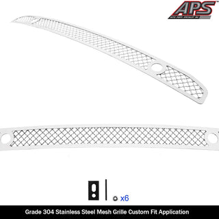 APS Polished Stainless Lower Mesh Grille (WITH Sensor): Ram 1500 2019 - 2024