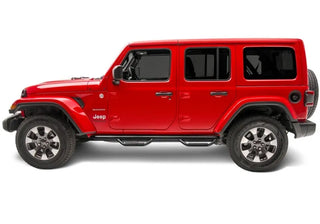 N-Fab Wheel To Wheel Nerf Steps Textured Black (F&R): Jeep Wrangler Unlimited JL 2018-2026