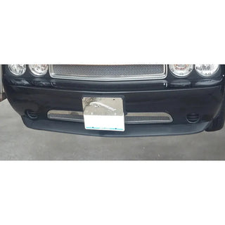 APS Polished Stainless Upper Mesh Grille: Dodge Challenger 2009 - 2014