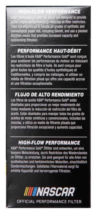 K&N Performance Oil Filter (F&R): Chrysler / Dodge / Jeep / RAM 3.6L 2011-13 HP-7025