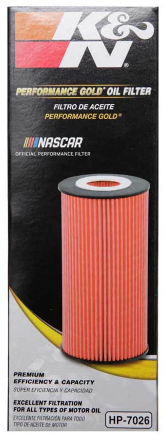 K&N Performance Oil Filter (F&R): Chrysler / Dodge / Jeep / RAM 3.6L 2014-26 HP-7026