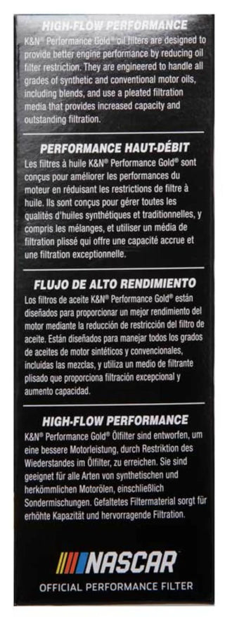 K&N Performance Oil Filter (F&R): Chrysler / Dodge / Jeep / RAM 3.6L 2014-26 HP-7026