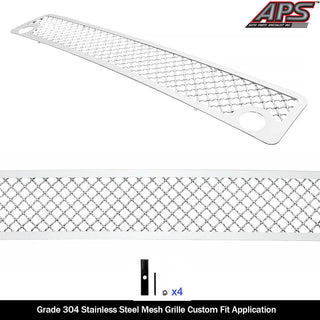 APS Polished Stainless Lower Mesh Grille (WITH Sensor): Ram 2500 2019 - 2024